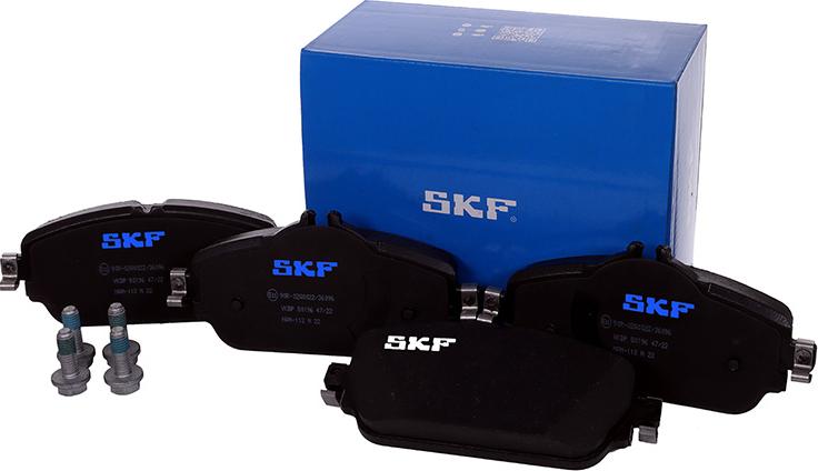 SKF VKBP 80196 - Комплект спирачно феродо, дискови спирачки vvparts.bg