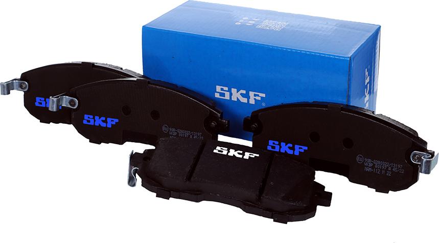 SKF VKBP 80197 A - Комплект спирачно феродо, дискови спирачки vvparts.bg