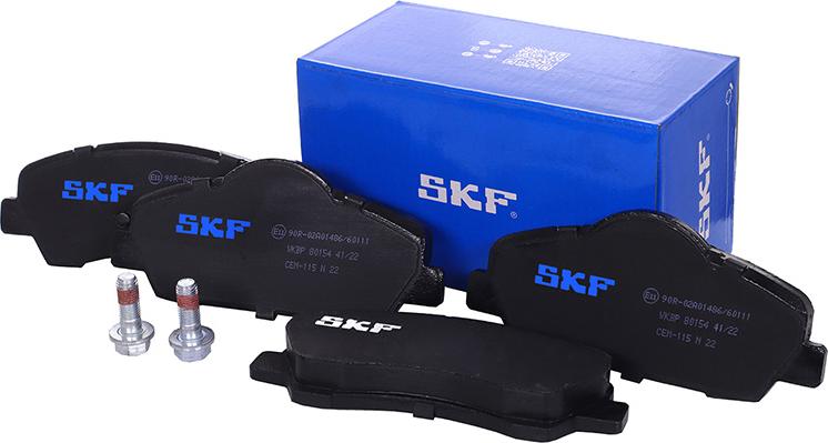 SKF VKBP 80154 - Комплект спирачно феродо, дискови спирачки vvparts.bg
