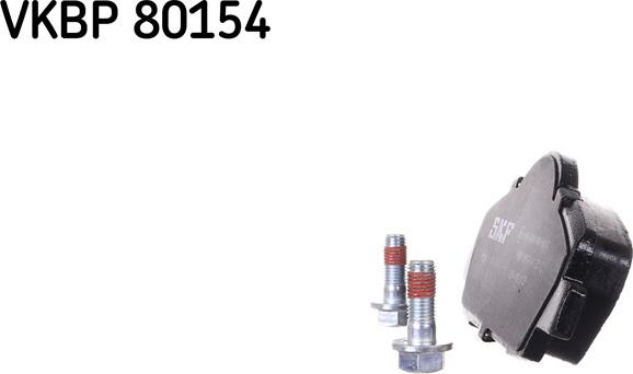 SKF VKBP 80154 - Комплект спирачно феродо, дискови спирачки vvparts.bg