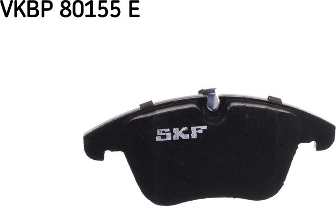 SKF VKBP 80155 E - Комплект спирачно феродо, дискови спирачки vvparts.bg