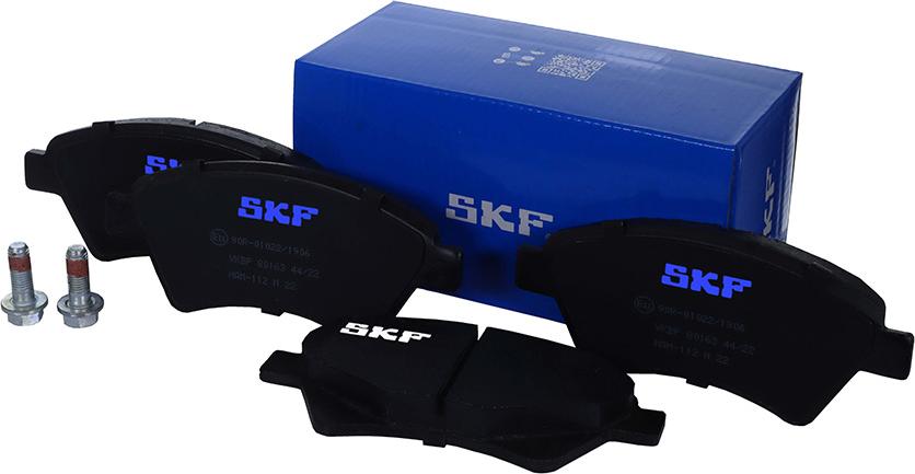 SKF VKBP 80163 - Комплект спирачно феродо, дискови спирачки vvparts.bg