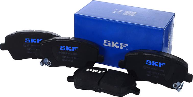 SKF VKBP 80182 A - Комплект спирачно феродо, дискови спирачки vvparts.bg