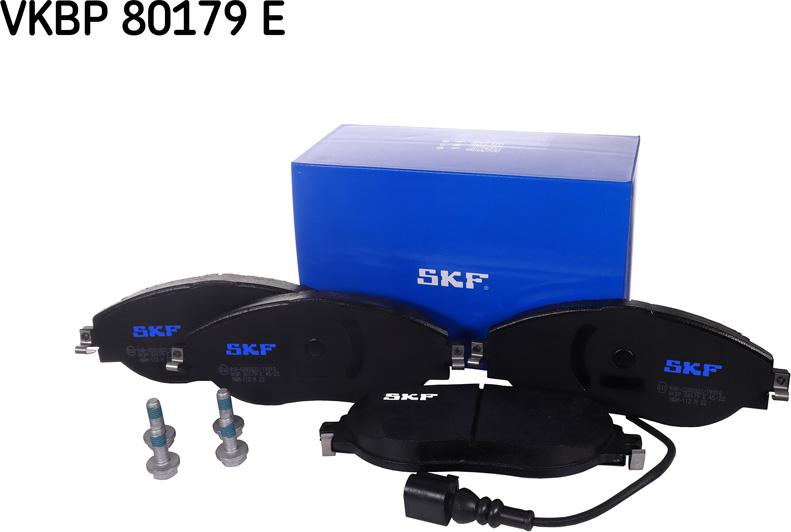 SKF VKBP 80179 E - Комплект спирачно феродо, дискови спирачки vvparts.bg