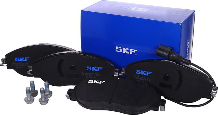 SKF VKBP 80176 E - Комплект спирачно феродо, дискови спирачки vvparts.bg