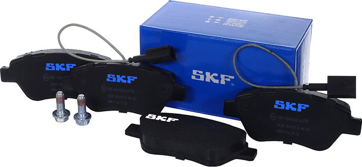 SKF VKBP 80173 E - Комплект спирачно феродо, дискови спирачки vvparts.bg