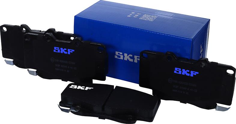 SKF VKBP 80349 A - Комплект спирачно феродо, дискови спирачки vvparts.bg