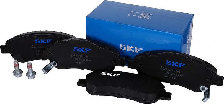 SKF VKBP 80318 A - Комплект спирачно феродо, дискови спирачки vvparts.bg