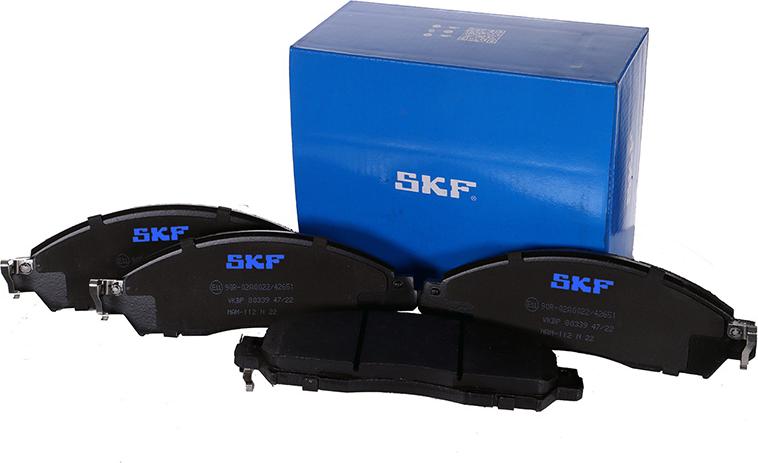 SKF VKBP 80339 - Комплект спирачно феродо, дискови спирачки vvparts.bg