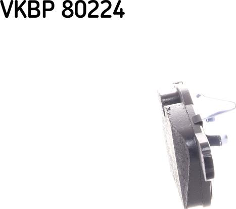 SKF VKBP 80224 - Комплект спирачно феродо, дискови спирачки vvparts.bg