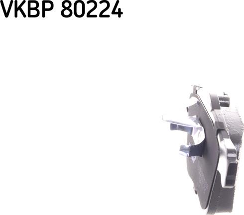 SKF VKBP 80224 - Комплект спирачно феродо, дискови спирачки vvparts.bg