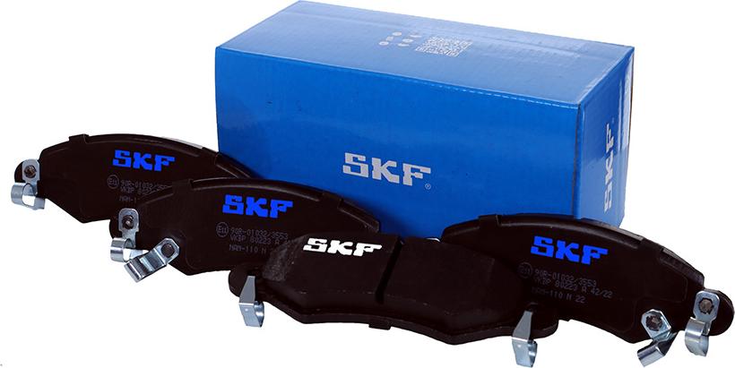 SKF VKBP 80223 A - Комплект спирачно феродо, дискови спирачки vvparts.bg