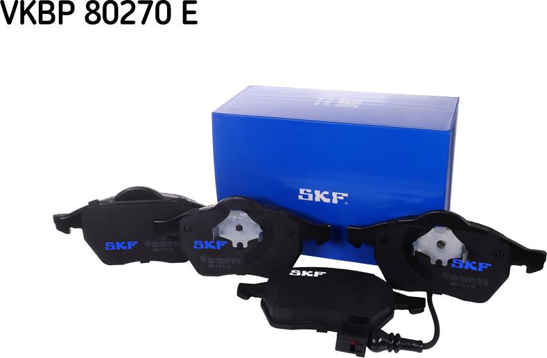 SKF VKBP 80270 E - Комплект спирачно феродо, дискови спирачки vvparts.bg