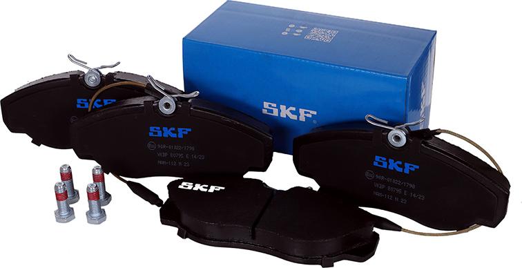 SKF VKBP 80795 E - Комплект спирачно феродо, дискови спирачки vvparts.bg