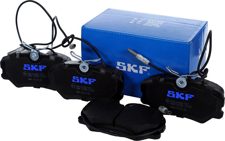 SKF VKBP 81033 E - Комплект спирачно феродо, дискови спирачки vvparts.bg