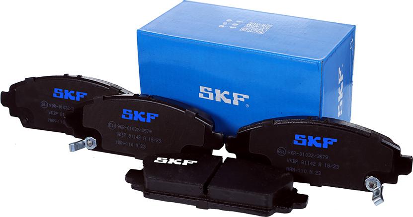 SKF VKBP 81142 A - Комплект спирачно феродо, дискови спирачки vvparts.bg