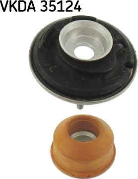 SKF VKDA 35124 - Ударен тампон, окачване (ресьори) vvparts.bg