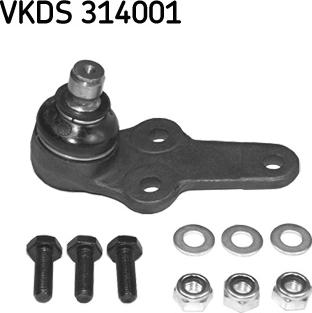 SKF VKDS 314001 - Шарнири vvparts.bg