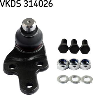 SKF VKDS 314026 - Шарнири vvparts.bg