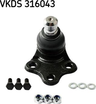 SKF VKDS 316043 - Шарнири vvparts.bg