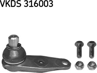 SKF VKDS 316003 - Шарнири vvparts.bg