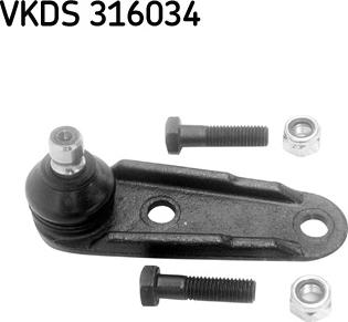 SKF VKDS 316034 - Шарнири vvparts.bg