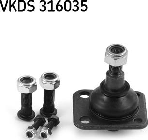 SKF VKDS 316035 - Шарнири vvparts.bg