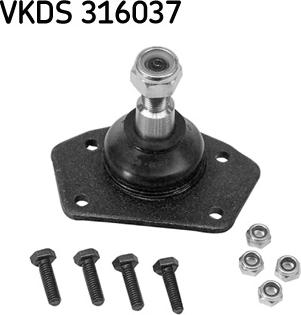 SKF VKDS 316037 - Шарнири vvparts.bg