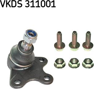 SKF VKDS 311001 - Шарнири vvparts.bg