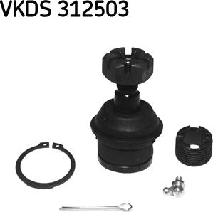 SKF VKDS 312503 - Шарнири vvparts.bg