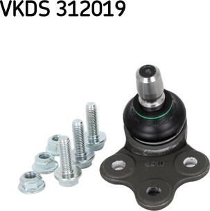 SKF VKDS 312019 - Шарнири vvparts.bg