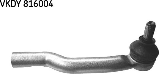 SKF VKDY 816004 - Накрайник на напречна кормилна щанга vvparts.bg