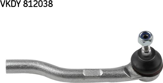 SKF VKDY 812038 - Накрайник на напречна кормилна щанга vvparts.bg