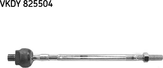 SKF VKDY 825504 - Аксиален шарнирен накрайник, напречна кормилна щанга vvparts.bg