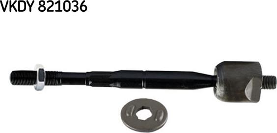 SKF VKDY 821036 - Аксиален шарнирен накрайник, напречна кормилна щанга vvparts.bg
