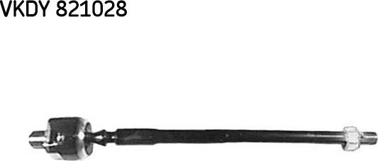SKF VKDY 821028 - Аксиален шарнирен накрайник, напречна кормилна щанга vvparts.bg
