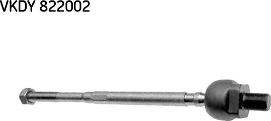 SKF VKDY 822002 - Аксиален шарнирен накрайник, напречна кормилна щанга vvparts.bg