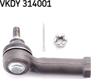 SKF VKDY 314001 - Накрайник на напречна кормилна щанга vvparts.bg