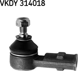 SKF VKDY 314018 - Накрайник на напречна кормилна щанга vvparts.bg