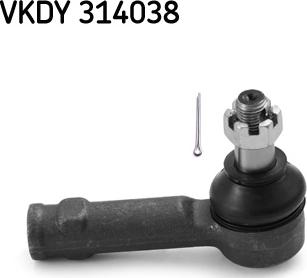 SKF VKDY 314038 - Накрайник на напречна кормилна щанга vvparts.bg