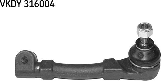 SKF VKDY 316004 - Накрайник на напречна кормилна щанга vvparts.bg