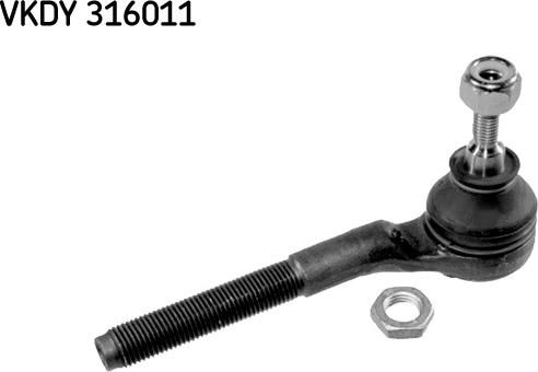 SKF VKDY 316011 - Накрайник на напречна кормилна щанга vvparts.bg