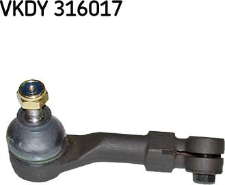 SKF VKDY 316017 - Накрайник на напречна кормилна щанга vvparts.bg