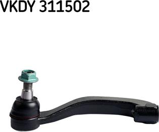 SKF VKDY 311502 - Накрайник на напречна кормилна щанга vvparts.bg