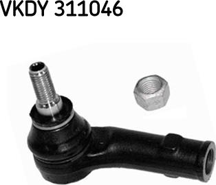 SKF VKDY 311046 - Накрайник на напречна кормилна щанга vvparts.bg