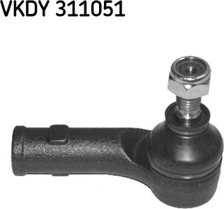 SKF VKDY 311051 - Накрайник на напречна кормилна щанга vvparts.bg