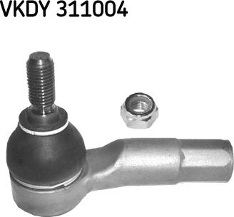 SKF VKDY 311004 - Накрайник на напречна кормилна щанга vvparts.bg