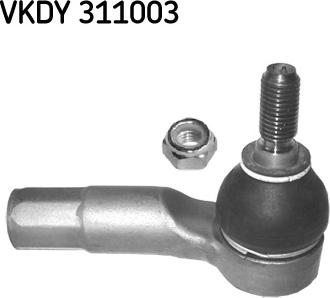 SKF VKDY 311003 - Накрайник на напречна кормилна щанга vvparts.bg