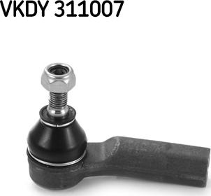 SKF VKDY 311007 - Накрайник на напречна кормилна щанга vvparts.bg