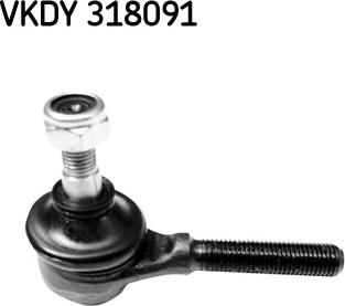 SKF VKDY 318091 - Накрайник на напречна кормилна щанга vvparts.bg